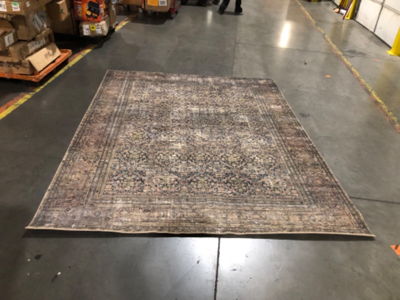 Photo 5 of ***USED - DIRTY - NO PACKAGING - SEE PICTURES***
Amber Lewis X Loloi Morgan Mog-03 7'3" X 9'3" Area Rug - Denim
