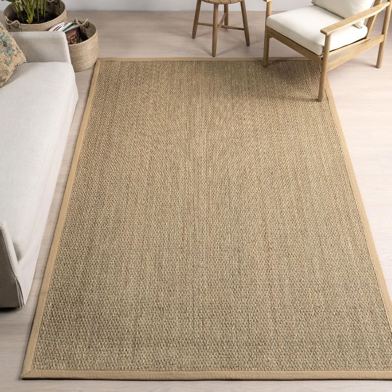 Photo 1 of ***USED - DIRTY - NO PACKAGING***
nuLOOM Elijah Farmhouse Seagrass Area Rug, 6' x 9', Beige