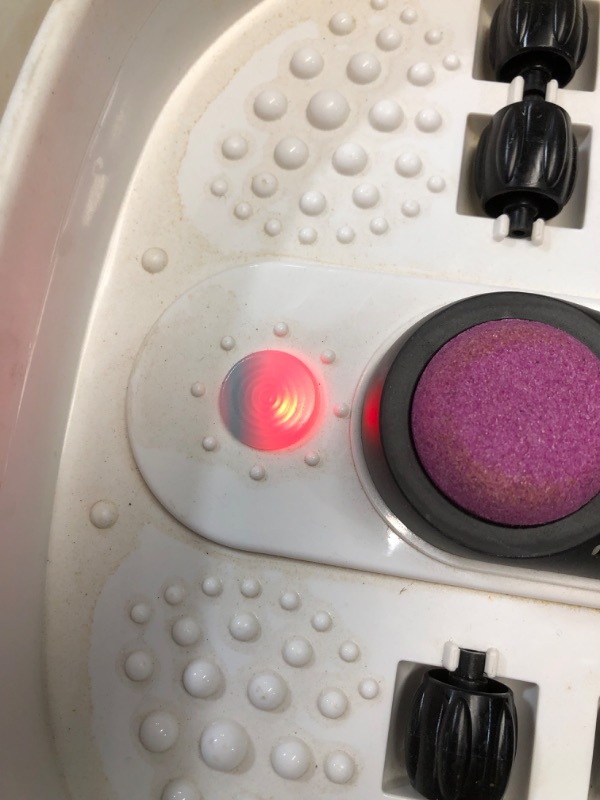 Photo 4 of ***STOCK PHOTO FOR REFERENCE ONLY - SEE PICTURES - VERY DIRTY***
Collapsible Foot Spa Bath with Heat, Remote Control, Temperature Control, Bubbles, Pumice Stone, Red Light, Timer, 16 Massage Roller Pedicure Foot Spa Tub Foot Soaker for Soothe & Relax Tire