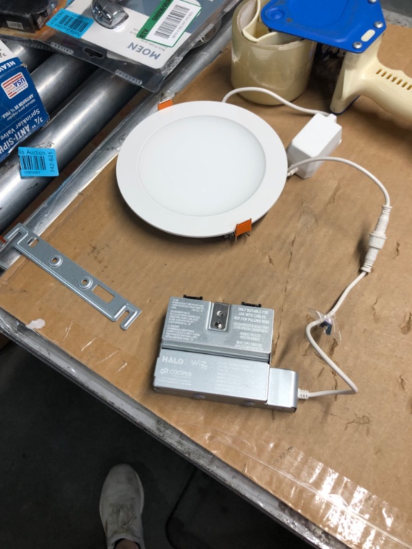 Photo 2 of **USED MISSING PARTS**HLB 6 in. Color and Tunable White Slim Canless Smart Wi-Fi LED Recessed Downlight with WiZ Pro