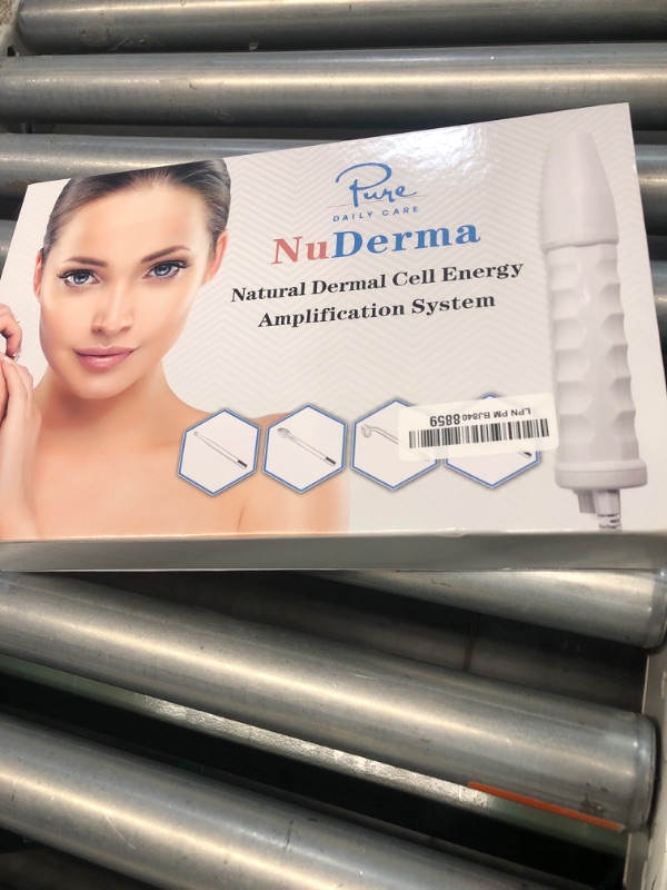 Photo 2 of ***SEE NOTES*** 
NuDerma Portable Handheld Skin Therapy Wand Machine w/Neon – Anti-Aging - Skin Tightening - Wrinkle Reducing - Dark Circles – Clarifying - Hair & Scalp Stimulator