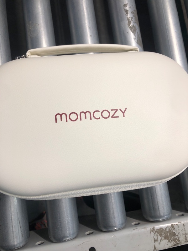 Photo 3 of **USED MISSING PIECES**Momcozy Breast Pump Hands Free M5, Wearable Breast Pump of Baby Mouth Double-Sealed Flange with 3 Modes & 9 Levels, Electric Breast Pump Portable - 24mm, 2 Pack Lilac 2 Count Lilac