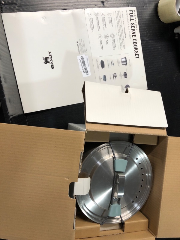 Photo 1 of Stanley Wildfare Core 26-Piece Stainless Steel Cookware Set for Outdoor Cooking | Nesting Design with Locking Handles | Camping Essentials Travel Set