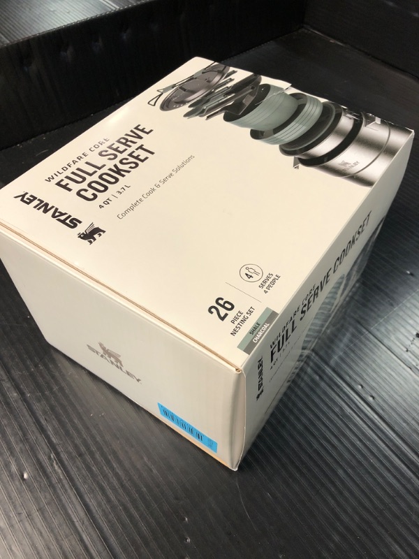 Photo 1 of Stanley Wildfare Core 26-Piece Stainless Steel Cookware Set for Outdoor Cooking | Nesting Design with Locking Handles | Camping Essentials Travel Set