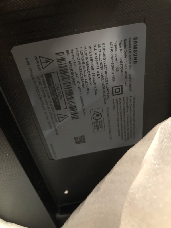 Photo 2 of ** TURNED ON , BOX PREVIOUSLY OPENED"65" Class TU690T Crystal UHD 4K Smart Tizen TV (2023)