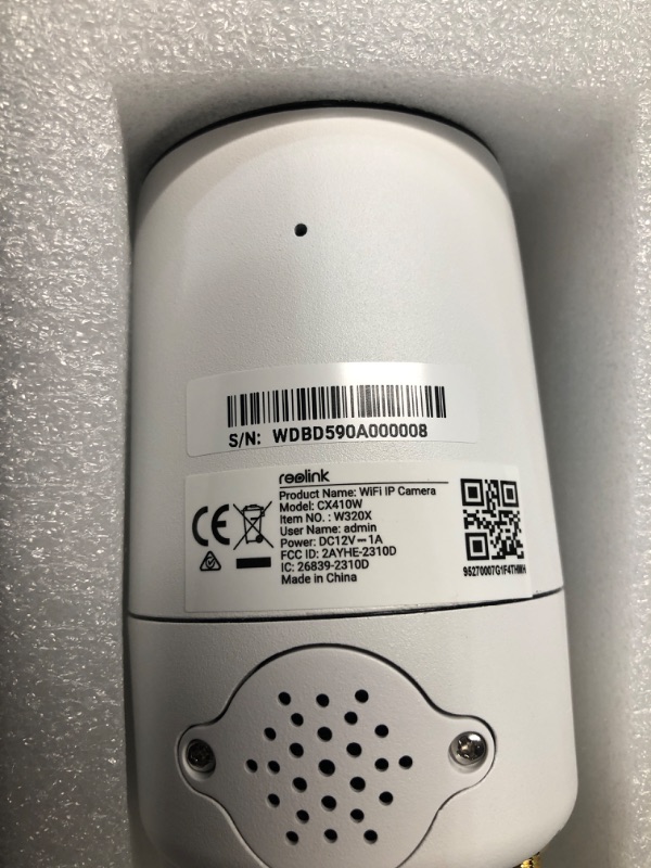 Photo 4 of ** FACTORY SEALED OPEND TO INSPECT** REOLINK ColorX Outdoor Security Camera with True Color Night Vision, 2K 4MP QHD, 5GHz/2.4GHz Wi-Fi, F1.0 Super Aperture, Advanced 1/1.8'' Sensor, Person/Vehicle/Animal Detection, Two-Way Audio, CX410W