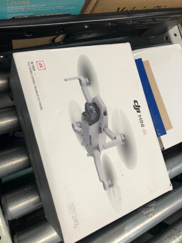 Photo 4 of **MISSING PIECES/ SEE NOTES** 
DJI Mini 4K Fly More Combo, Drone with 4K UHD Camera for Adults, Under 249 g, 3-Axis Gimbal Stabilization, 10km Video Transmission, Auto Return, 3 Batteries for 93-Min Max Flight Time, QuickShots