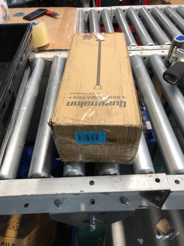 Photo 1 of Queension 10FT Ground Base String Light Poles for Outdoor String Lights for Garden, Backyard, Patio Lighting Stand for Parties, Bistro & Weddings, 2 Pack