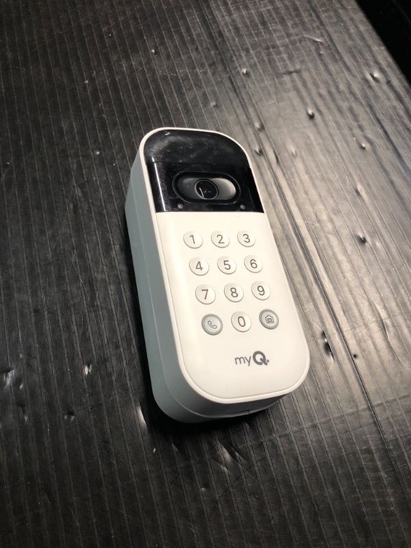 Photo 1 of (READ FULL POST) myQ Smart Garage Door Video Keypad with Wide-Angle Camera,Customizable PIN Codes,and Smartphone Control–Take Charge of Your Garage Access Works with Chamberlain, LiftMaster and Craftsman openers,White