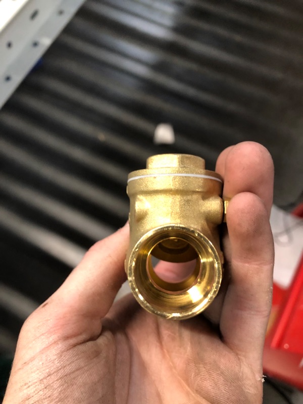 Photo 5 of (PACK OF 10) 3/8 in. FPT X 3/8 in. FPT Brass Oil Check Valve