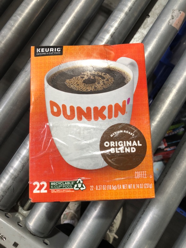 Photo 2 of (NON-REFUNDABLE) Dunkin' Original Blend Medium Roast Coffee, Keurig K-Cup Pods Original 22 Count (Pack of 1)