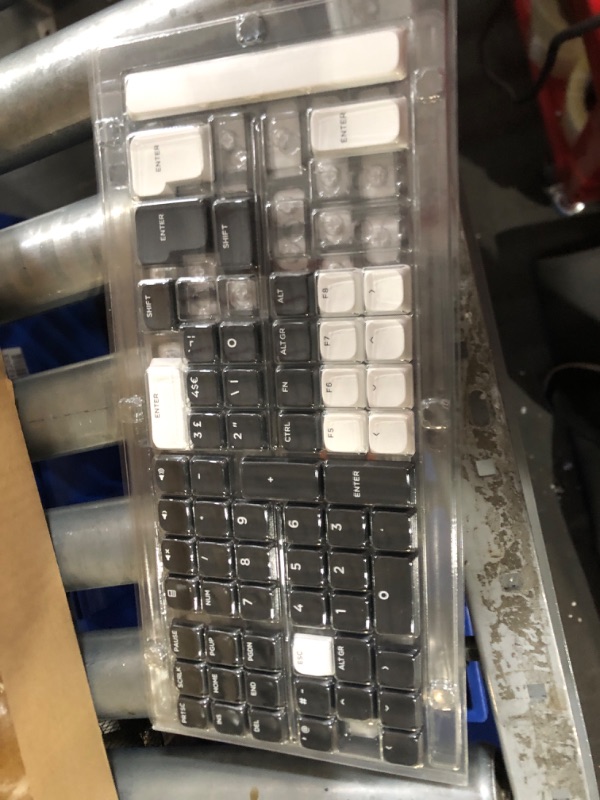 Photo 3 of XVX Low Profile Keycaps - PBT Keycaps, WOB Custom Keyboard Keycaps, 129 Keys Keycaps for 60% 65% 75% 80% 100% Cherry Gateron MX Switches Mechanical Keyboard, Black