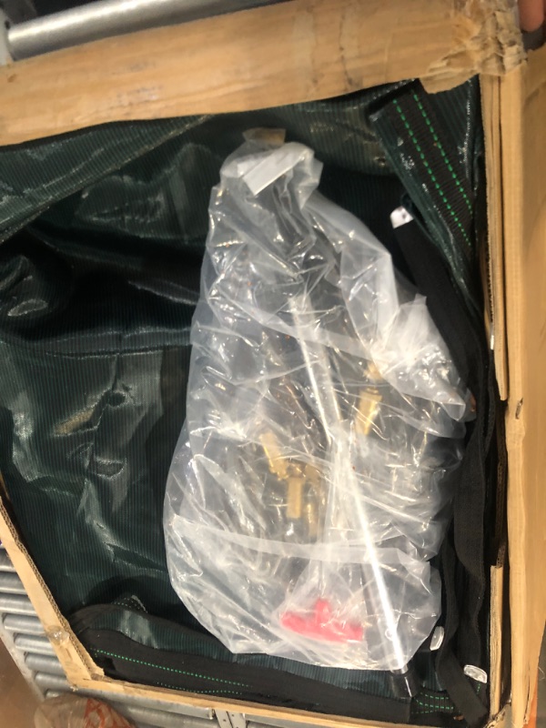 Photo 1 of VEVOR Inground Pool Safety Cover, Fits 20 ft x 40 ft Rectangular Winter Pool Cover with Right Step, Triple Stitched, High Strength Mesh PP, Good Rain Permeability, Installation Hardware Included