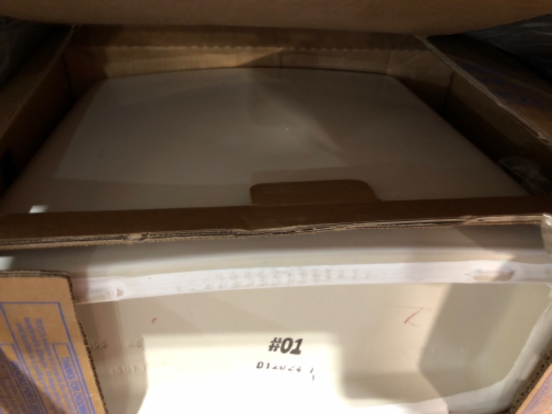 Photo 1 of **MISSING ITEMS**TOTO Drake Two-Piece Round 1.6 GPF Universal Height TORNADO FLUSH Toilet with CEFIONTECT, Cotton White - CST775CSFG#01