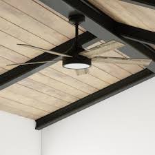 Photo 1 of **DAMAGED SEE NOTES**Harbor Breeze Camden 52-in Matte Black Indoor Ceiling Fan with Light and Remote (5-Blade)
