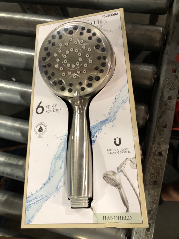 Photo 2 of (READ FULL POST) allen + roth Galway Brush Nickel Round Handheld Shower Head 1.8-GPM (6.8-LPM)
