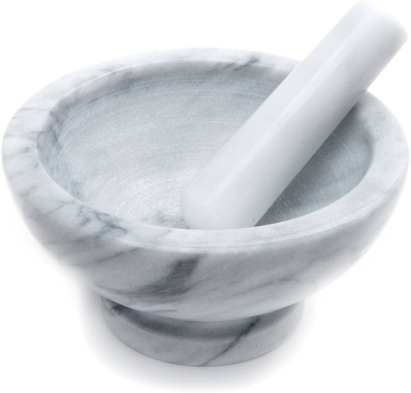 Photo 1 of **BROKEN PESTLE**Fox Run Large Marble Mortar and Pestle
