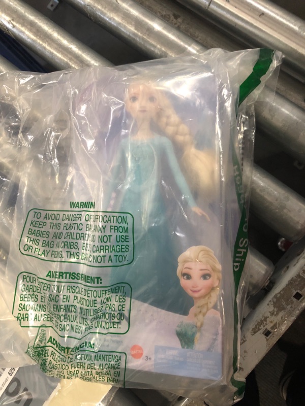 Photo 2 of Disney Frozen by Mattel Disney Frozen Toys, Singing Elsa Doll in Signature Clothing, Sings “Let It Go” from the Disney Movie Frozen