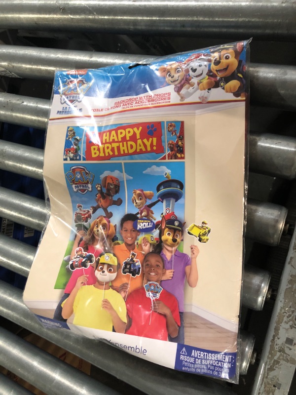 Photo 2 of Amscan Paw Patrol Scene Setters & Props - Birthday Party, 1 Set