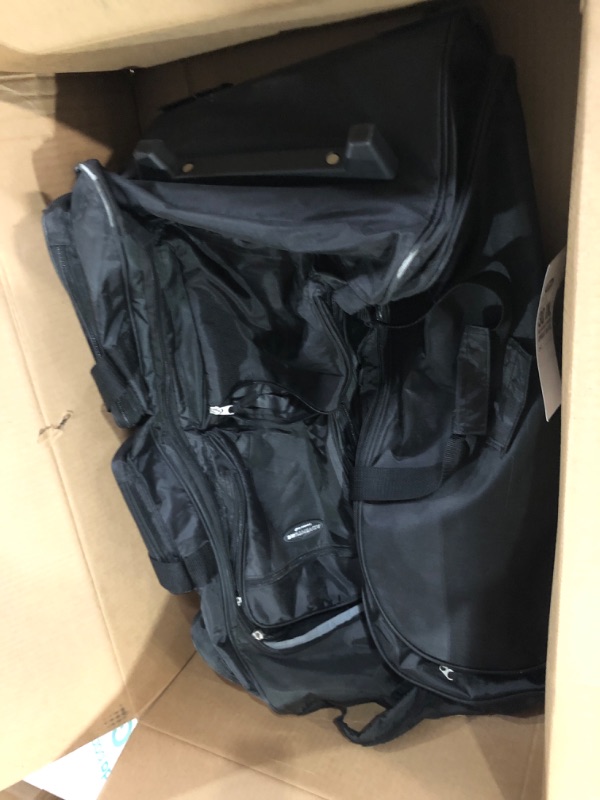 Photo 2 of ***USED - DAMAGED - RIPPED - SEE PICTURES***
Travelers Club Xpedition 30 Inch Multi-Pocket Upright Rolling Duffel Bag 30" Suitcase Black