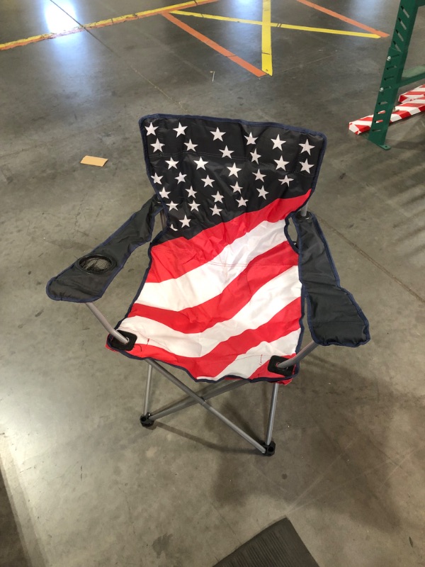 Photo 3 of ***USED - NO PACKAGING***
World Famous Sports Stars & Stripes Quad Chair
