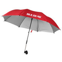 Photo 2 of **MULTI COLOR THREE PACK**World Famous Sports Big 5 Logo Chair Umbrella
