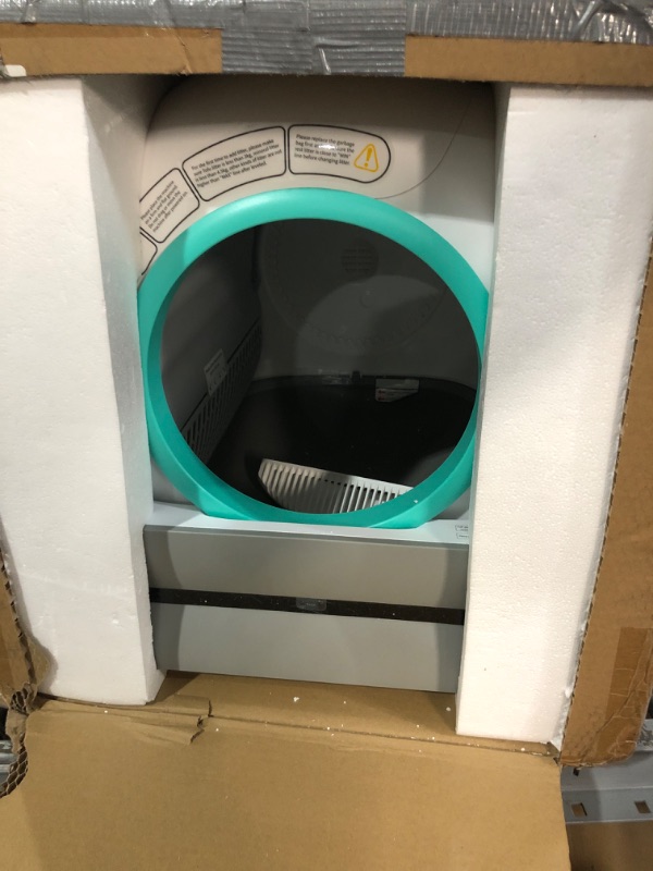 Photo 1 of Self Cleaning Cat Litter Box, Automatic Cat Litter Box with Mat & Liners, 65L+9L Large Capacity Self Cleaning Litter Box, APP Control/Suitable for Multiple Cats - Green