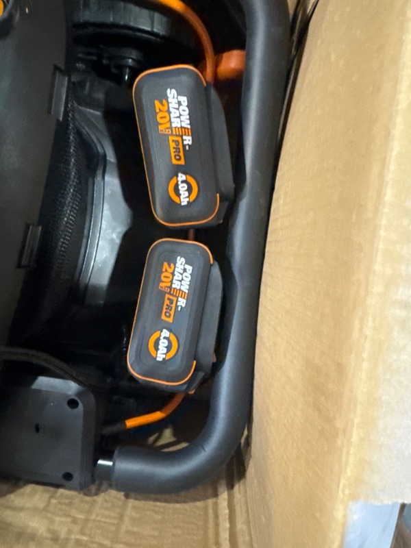 Photo 6 of **PARTS ONLY NON-REFUNDABLE READ NOTES**Worx WG779 40V Power Share 4.0Ah 14" Cordless Lawn Mower (Batteries & Charger Included) & WORX 20V GT 3.0 (1) Battery & Charger Included