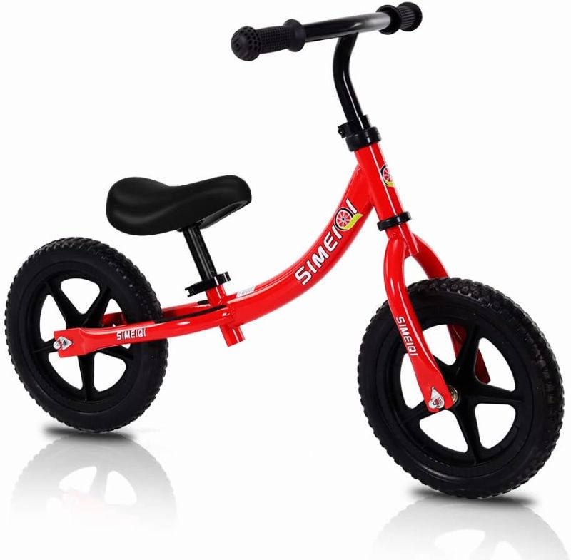 Photo 1 of (NON-REFUNDABLE) SIMEIQI 12" Balance Bike for Boys Girls 2 3 4 5 Years Old No Pedal Walking Balance Training Sports Bicycle for Kids Toddlers…