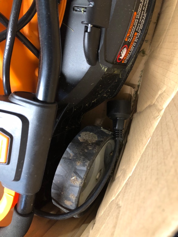 Photo 3 of **MINOR DAMAGE PREV USED- UNTESTED**
LawnMaster ME1218X Electric Lawn Mower 12AMP 19-Inch 