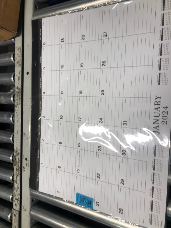 Photo 2 of Desk Calendar 2024-2025 - MAR 2024 - AUG 2025, 18 Monthly Calendar/Desk Calendar 2024-2025,17" x 22", 2024-2025 Desk Calendar with Thick Paper, Desk Calendar with Corner Protectors, Ruled Blocks