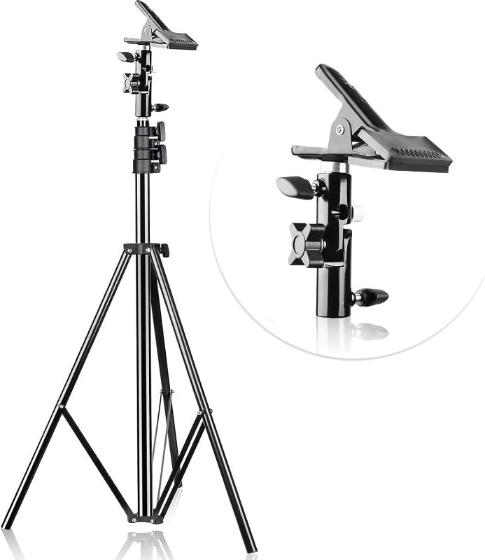 Photo 1 of **STOCK PHOTO FOR REFERENCE**
EMART 8.5FT Photography Green Screen Background Reflector Light Stand with 5/8" Heavy Duty Clamp Reflector Holder, for Reflector Diffuser, Disc Reflectors, Pop Up Backdrop, Photo and Video Studio