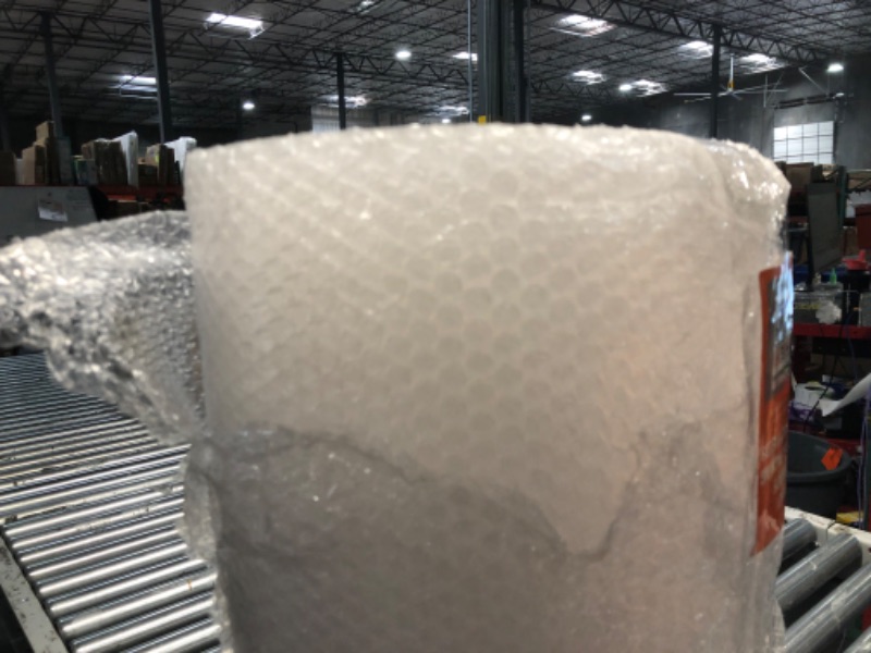 Photo 2 of **MINOR DAMAGE BUBBLE WRAP TORN**
3/16 in. x 24 in. x 100 ft. Clear Perforated Bubble Cushion Wrap