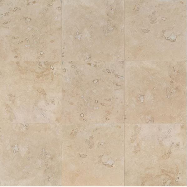 Photo 1 of **15 CASES**
Castle 18 in. x 18 in. Honed Travertine Floor and Wall Tile (9 sq. ft./Case)