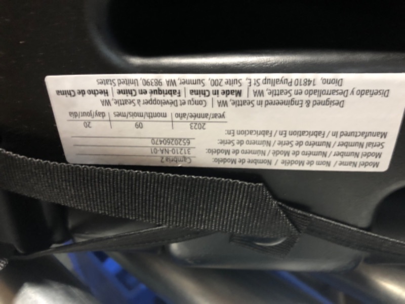 Photo 1 of Diono Cambria 2 XL 2022, Dual Latch Connectors, 2-in-1 Belt Positioning Booster Seat, High-Back to Backless Booster with Space and Room to Grow, 8 Years 1 Booster Seat, Black NEW! Black