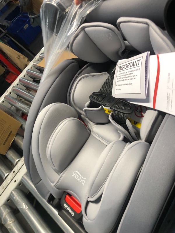 Photo 1 of Britax One4Life Convertible Car Seat, 10 Years of Use from 5 to 120 Pounds, Converts from Rear-Facing Infant Car Seat to Forward-Facing Booster Seat, Machine-Washable Fabric, Glacier Graphite