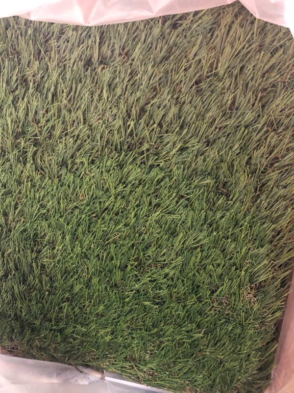 Photo 2 of (see all images) ZGR Artificial Grass Rug 4 FT x 6 FT Fake Faux Grass, Indoor Outdoor Patio Garden Lawn