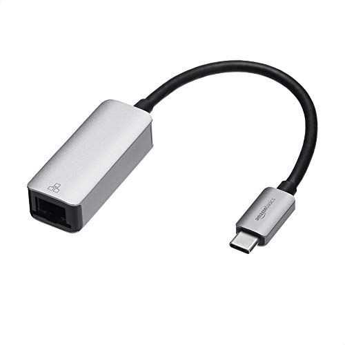 Photo 1 of Amazon Basics Aluminum USB 3.1 Type-C to RJ45 Gigabit Ethernet Adapter