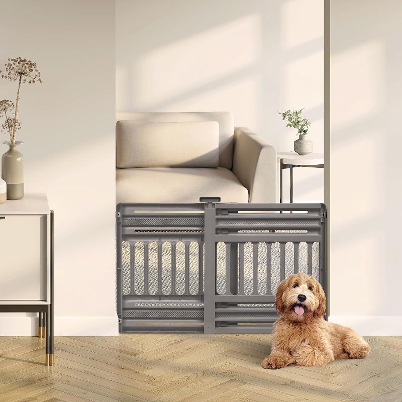 Photo 1 of 
IRIS USA 24"-39" Portable Expandable Pet Gate,