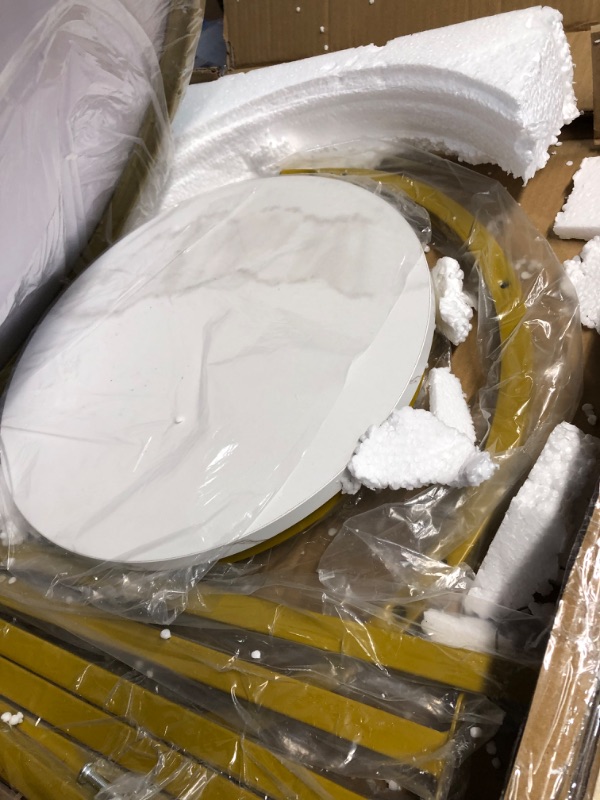 Photo 3 of **NONREFUNDABLE**FOR PARTS OR REPAIR**SEE NOTES**
Garden 4 you White Marble Nesting Coffee Table for Small Place 24 in 2 Sets High Side End Sofa Table Nightstand Modern Furniture Living Room Cabin Bed Room Dining Room (White Marble) High Marble White