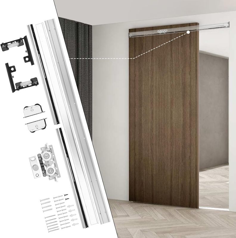 Photo 1 of **NEW SEALED**
EaseLife 30in x 84in Sliding Barn Door with 5.5FT Barn Door Hardware Track Kit Included,Solid MDF Slab Covered with Water-Proof & Scratch-Resistant PVC Surface,DIY Assembly,Easy Install,White,V Frame
Visit the EaseLife Store