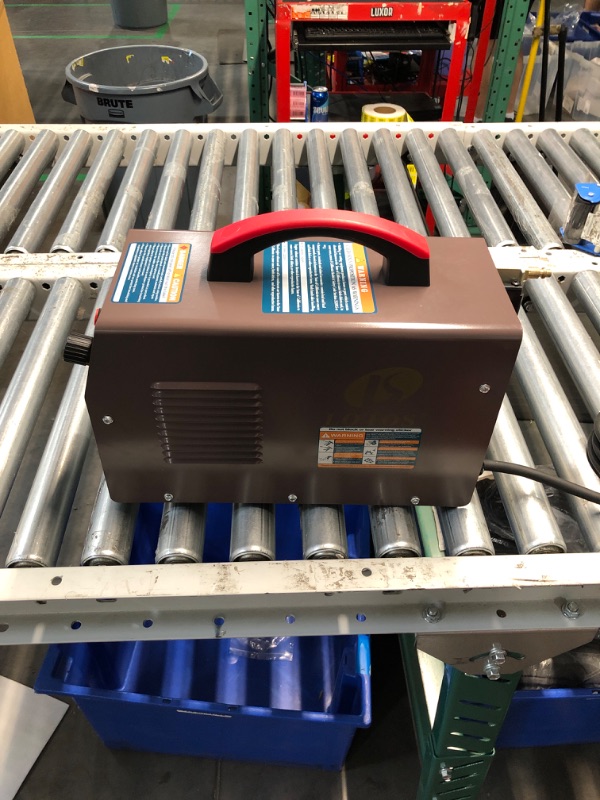 Photo 4 of (READ FULL POST) LOTOS LTP5000D Plasma Cutter, 2024 Upgraded 5/8" 16mm Clean Cut 3/4" 20mm Severance Cut 50A Non-Touch Pilot Arc Plasma Metal Cutter Machine, Plasma Cutting Equipment, Dual Voltage 120V or 240V, Brown 50A Pilot Arc 5/8 Inch Clean Cut