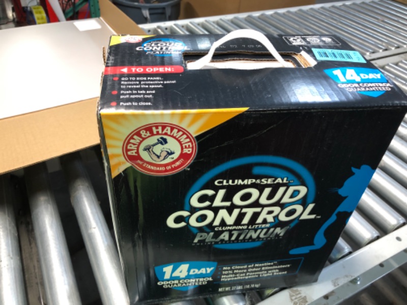 Photo 2 of  ARM & HAMMER Cloud Control Platinum Clumping Cat Litter 37LB 