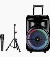 Photo 1 of (READ FULL POST) Max Power Rumble 12" Woofer Bluetooth Trolley Speaker with Stand
