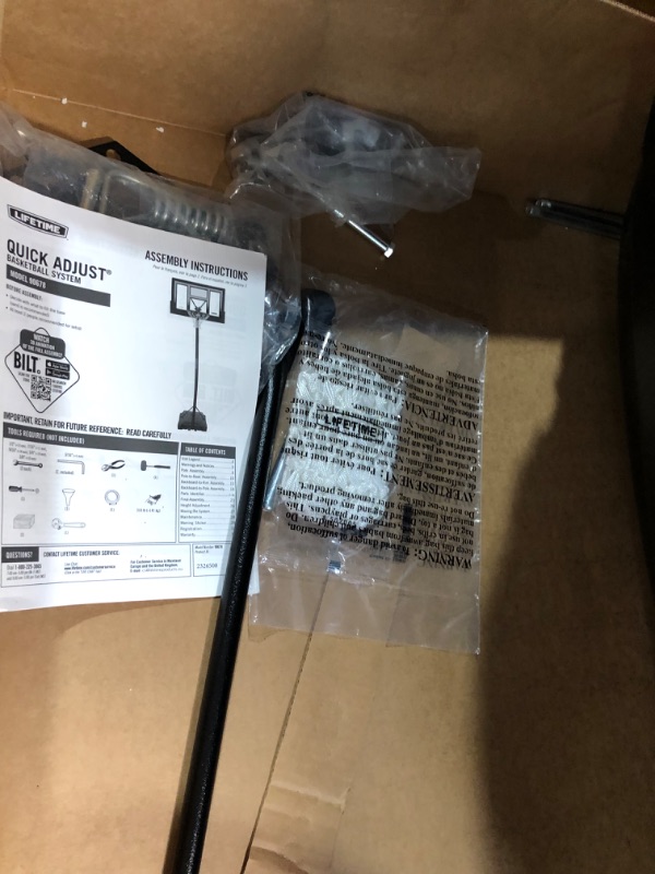 Photo 4 of [FOR PARTS, READ NOTES]
Lifetime Adjustable Portable 50" Poly Basketball Hoop