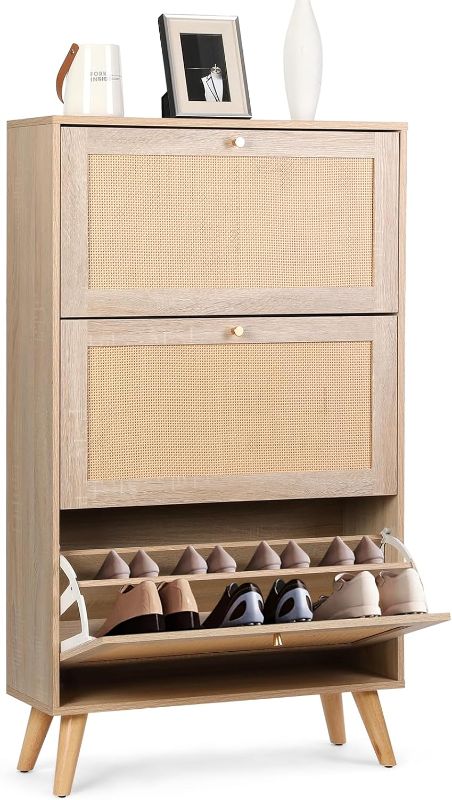 Photo 1 of ***STOCK PHOTO REFERENCE ONLY*** [READ NOTES]
Rattan shoe cabinet