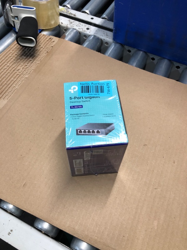 Photo 3 of ***FACTORY SEALED***
TP-Link TL-SG105, 5 Port Gigabit Unmanaged Ethernet Switch, Network Hub, Ethernet Splitter, Plug & Play, Fanless Metal Design, Shielded Ports, Traffic Optimization