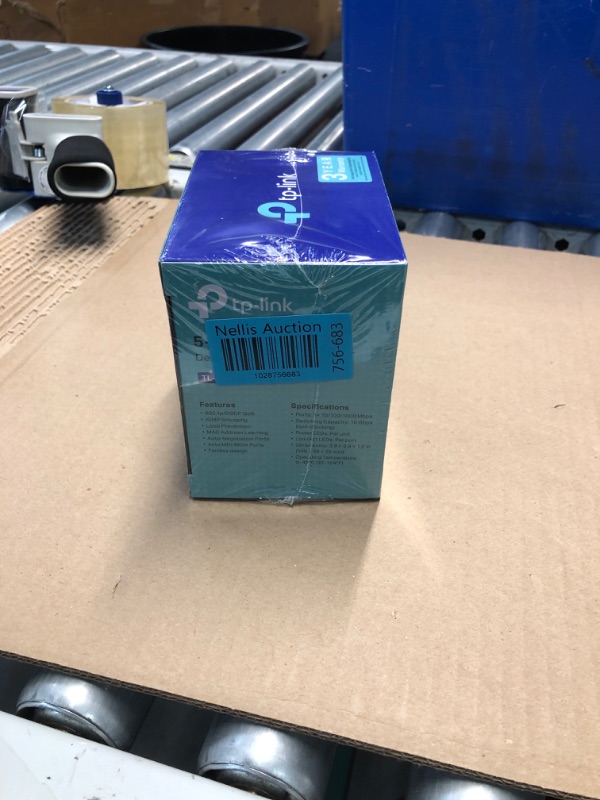 Photo 3 of ***FACTORY SEALED***
TP-Link TL-SG105, 5 Port Gigabit Unmanaged Ethernet Switch, Network Hub, Ethernet Splitter, Plug & Play, Fanless Metal Design, Shielded Ports, Traffic Optimization