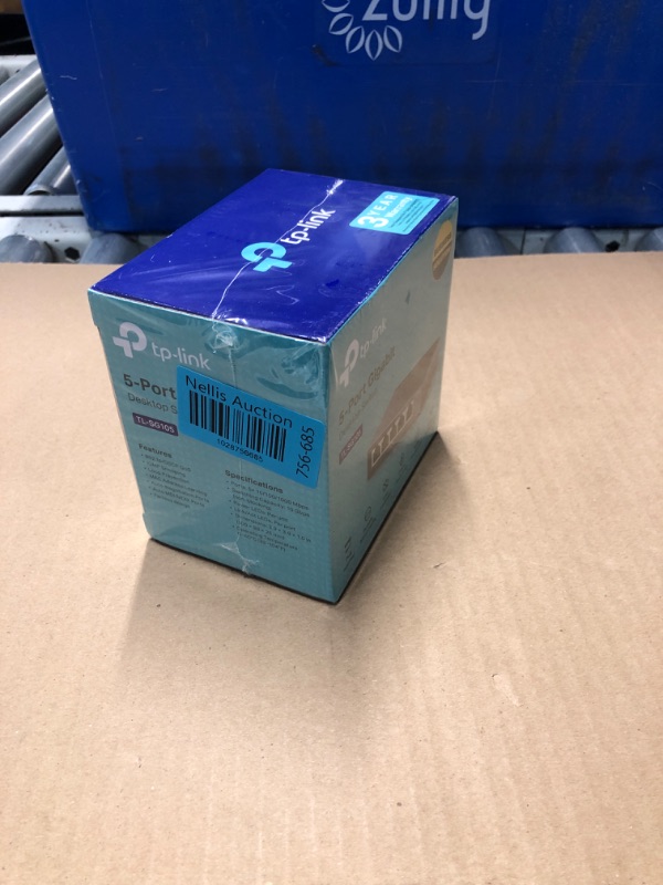 Photo 3 of ***FACTORY SEALED***
TP-Link TL-SG105, 5 Port Gigabit Unmanaged Ethernet Switch, Network Hub, Ethernet Splitter, Plug & Play, Fanless Metal Design, Shielded Ports, Traffic Optimization