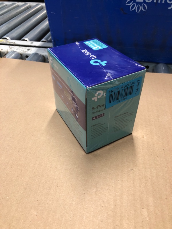 Photo 3 of ***FACTORY SEALED***
TP-Link TL-SG105, 5 Port Gigabit Unmanaged Ethernet Switch, Network Hub, Ethernet Splitter, Plug & Play, Fanless Metal Design, Shielded Ports, Traffic Optimization